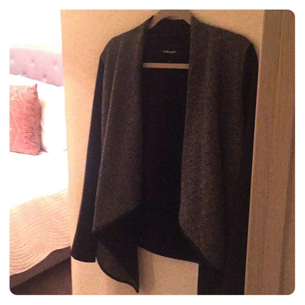 Valley Girl grey/black sweater blazer